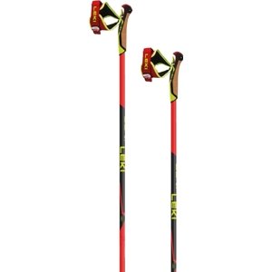 Leki HRC marathon - bright red/neon yellow/black 180