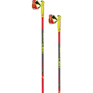 Leki HRC Junior - bright red/black/neonyellow 135