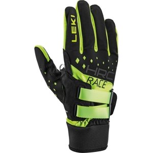 Leki HRC Race Shark - black/neon yellow 6.5