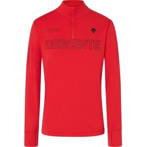 Descente Descente 1/4 Zip T-Neck - Electric Red M