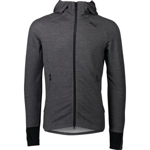 POC M's Merino Zip Hood - Sylvanite Grey Melange XS