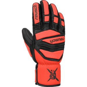 Reusch Worldcup Warrior DH - black / fluo red 10,5