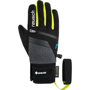 Reusch Travis GORE-TEX Junior - black/black melange/safety yellow 6