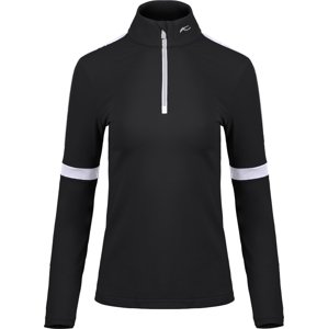 Kjus Women Race Midlayer Half-Zip - Black/White L