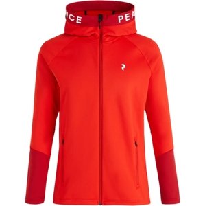 Peak Performance M Rider Zip Hood - racing red/rogue red XL