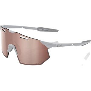 100% Hypercraft Sq - Matte Stone Grey - Hiper Crimson Silver Mirror Lens uni