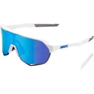 100% S2 - Matte White - Hiper Blue Multilayer Mirror Lens uni