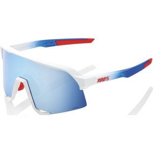 100% S3 - Totalenergies Team Matte White / Metallic Blue - Hiper Blue Multilayer Mirror Lens uni