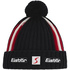 Eisbär Leizel OS Pompon MÜ RL SP - schwarz/salsa red/milk uni