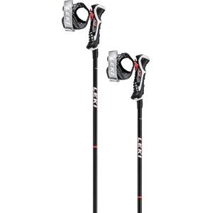 Leki Carbon 14 3D - black/dark anthracite/bright red 125