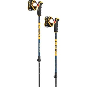 Leki Spitfire Vario 3D - denimblue/aegeanblue/mustard yellow 110-140