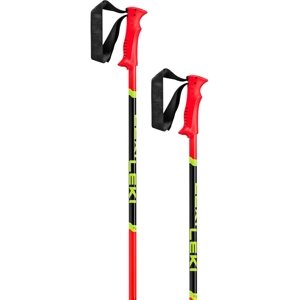 Leki Racing Kids - bright red/black/neon yellow 90