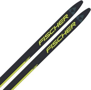 Fischer Twin Skin Pro Jr Mounted + Race Jr Classic IFP - black/yellow 127