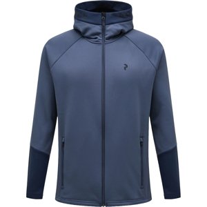 Peak Performance M Rider Zip Hood - ombre blue/orange dune/shallow XL