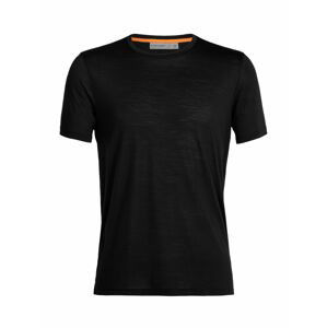 pánské merino triko krátký rukáv ICEBREAKER Mens Sphere II SS Tee, Black velikost: S