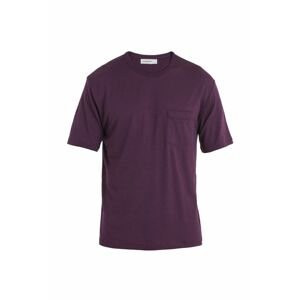 ICEBREAKER Mens Granary SS Pocket Tee, Nightshade velikost: XL