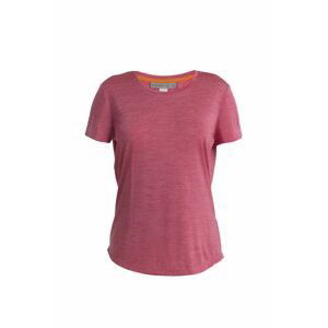 ICEBREAKER Wmns Sphere II SS Tee, Electron Pink Heather velikost: XS