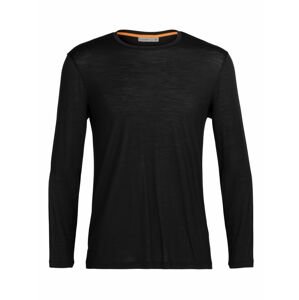 pánské merino triko dlouhý rukáv ICEBREAKER Mens Sphere II LS Tee, Black velikost: L