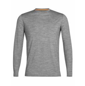 pánské merino triko dlouhý rukáv ICEBREAKER Mens Sphere II LS Tee, Metro Heather velikost: XXL