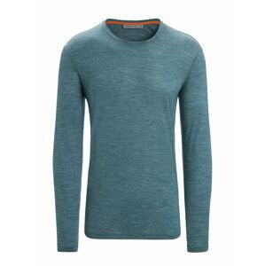 ICEBREAKER Mens Sphere II LS Tee, Green Glory Heather velikost: L