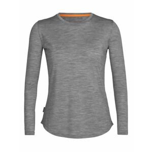 dámské merino triko dlouhý rukáv ICEBREAKER Wmns Sphere II LS Tee, Metro Heather velikost: L