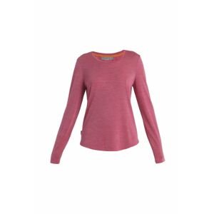 ICEBREAKER Wmns Sphere II LS Tee, Electron Pink Heather velikost: M