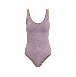 ICEBREAKER Wmns Queens Tank Bodysuit, Algae/Purple Gaze/Aop velikost: L