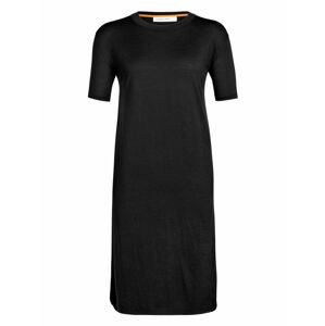 dámské merino šaty ICEBREAKER Wmns Granary Tee Dress, Black velikost: L