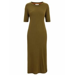 ICEBREAKER Wmns Granary Tee Dress, Algae velikost: S