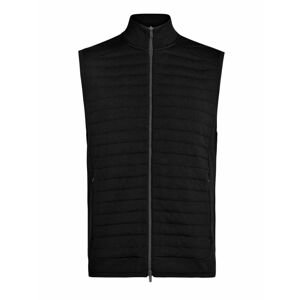 pánská merino vesta ICEBREAKER Mens ZoneKnit Insulated Vest, Black velikost: S