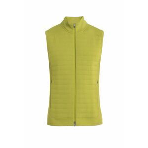 ICEBREAKER Mens ZoneKnit Insulated Vest, Bio Lime velikost: L