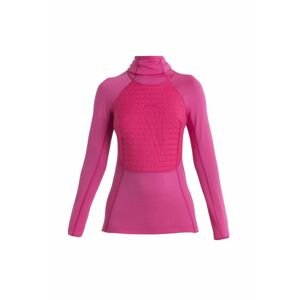 ICEBREAKER Wmns ZoneKnit Insulated LS Hoodie, Tempo velikost: S