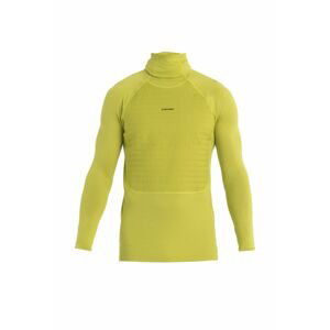 ICEBREAKER Mens ZoneKnit Insulated LS Hoodie, Bio Lime velikost: M