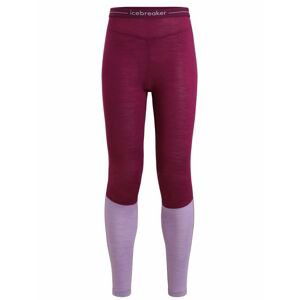 ICEBREAKER Wmns 125 ZoneKnit Leggings, Go Berry/Purple Gaze velikost: XS