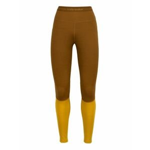 dámské spodky ICEBREAKER Wmns ZoneKnit™ 200 Leggings, Clove/Silent Gold/Cb velikost: L