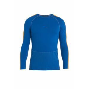 ICEBREAKER Mens ZoneKnit 260 LS Crewe, Lazurite/Solar velikost: L