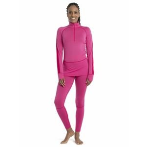 ICEBREAKER Wmns ZoneKnit 260 LS Half Zip, Tempo/Electron Pink velikost: XS