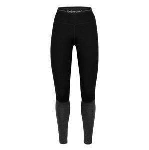 dámské spodky ICEBREAKER Wmns ZoneKnit™ 260 Leggings, Black/Jet HTHR/Cb velikost: M