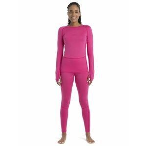 ICEBREAKER Wmns ZoneKnit 260 LS Crewe, Tempo/Electron Pink velikost: M