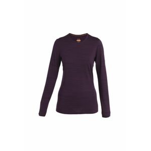 ICEBREAKER Wmns 200 Oasis LS Crewe Ski Tracks, Night Shd/Midnightnav/Aop velikost: M