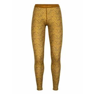 dámské spodky ICEBREAKER Wmns 200 Oasis Leggings Lichen, Silent Gold/Clove/Midnight Navy/Aop velikost: L