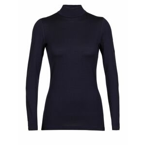 dámské triko dlouhý rukáv ICEBREAKER Wmns 260 Tech LS Turtleneck, Midnight Navy velikost: L