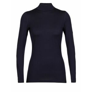 dámské triko dlouhý rukáv ICEBREAKER Wmns 260 Tech LS Turtleneck, Midnight Navy velikost: XS