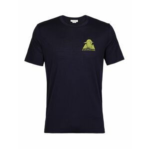 pánské triko krátký rukáv ICEBREAKER Mens Tech Lite II SS Tee Alp Ascension, Midnight Navy velikost: M