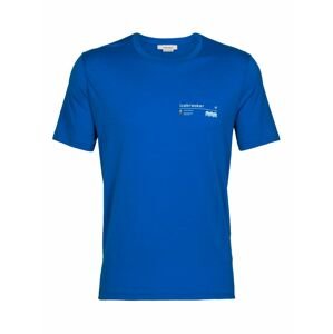 pánské triko krátký rukáv ICEBREAKER Mens Tech Lite II SS Tee Alpine Zone, Lazurite velikost: XXL