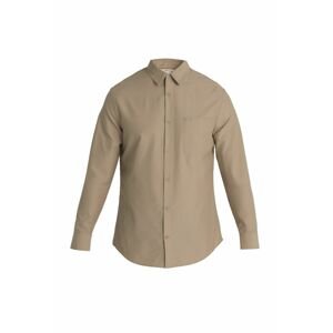 ICEBREAKER Mens Berlin LS Shirt, Sand velikost: L