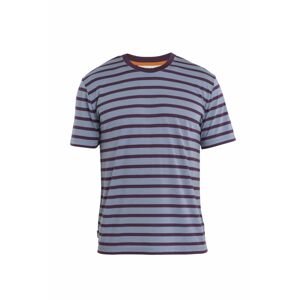 ICEBREAKER Mens Drayden SS Tee Stripe, Kyanite/Nightshade velikost: S