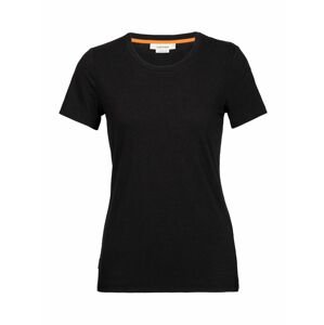 dámské triko krátký rukáv ICEBREAKER Wmns Central Classic SS Tee, Black velikost: L