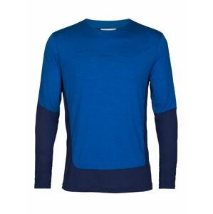 pánské triko dlouhý rukáv ICEBREAKER Mens ZoneKnit™ LS Tee, Lazurite/Royal Navy/Cb velikost: M