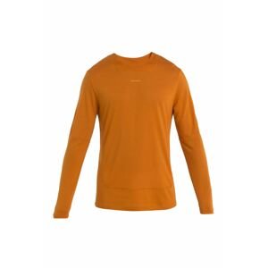 ICEBREAKER Mens ZoneKnit LS Tee, Earth velikost: M